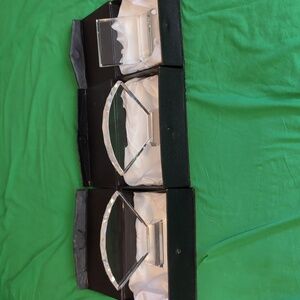 Bundle of Crystal Award Plaques New Old Stock Vintage